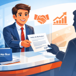 stage en vente lettre de motivation candidat souriant