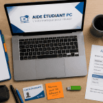 aide etudiant achat pc ordinateur portable sur bureau