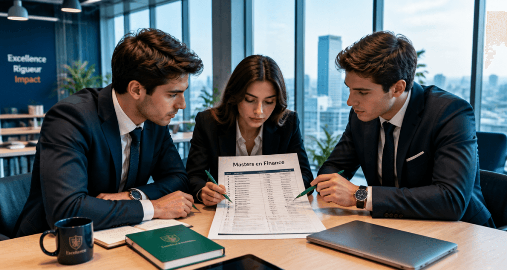 Classement master finance étudié par des diplômés en école