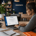 coursera avis jeune femme certificat digital