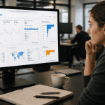 formation à google analytics 4 sur écran avec graphique