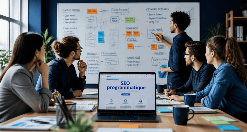 formation seo programmatique en ligne tableau blanc
