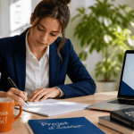 Lycéenne rédige lettre de motivation IFSI Parcoursup