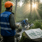 metier dans la nature en foret technicien hydrogéologue paysagiste