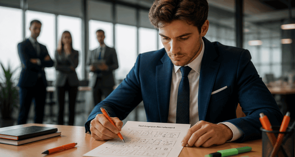 test logique recrutement candidat open-space