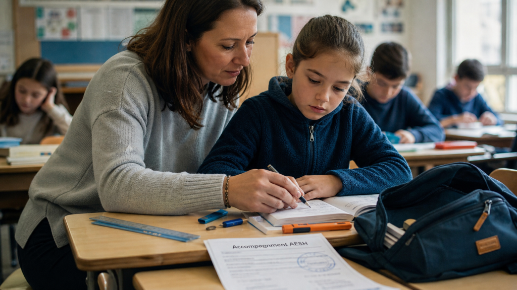 Devenir AESH : accompagnement en classe