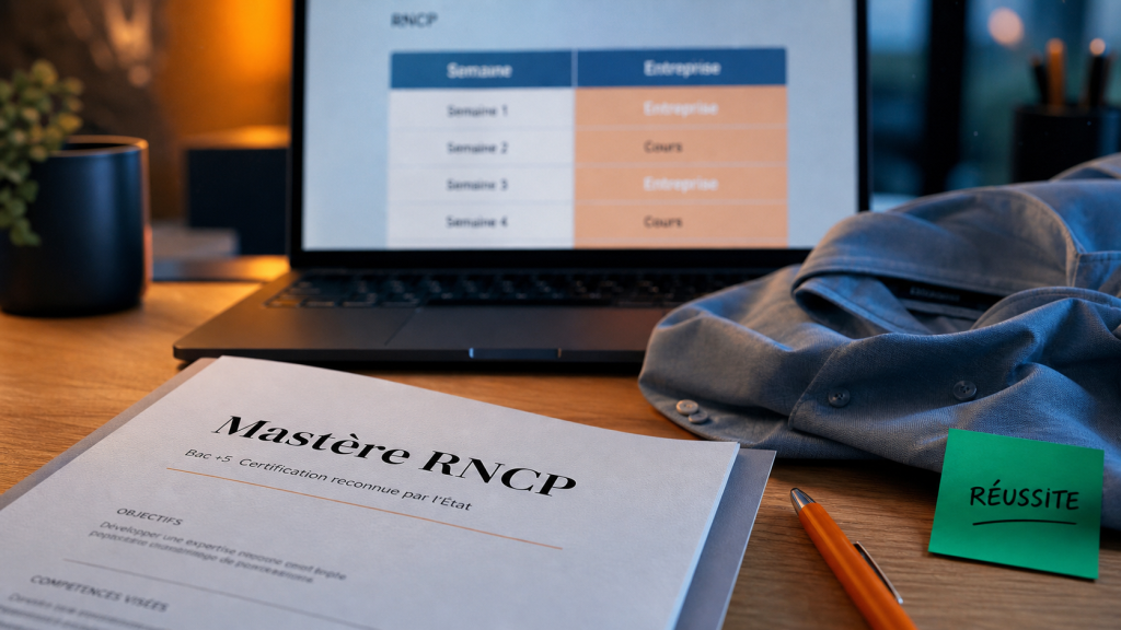 Mastère définition : critères Bac+5 RNCP