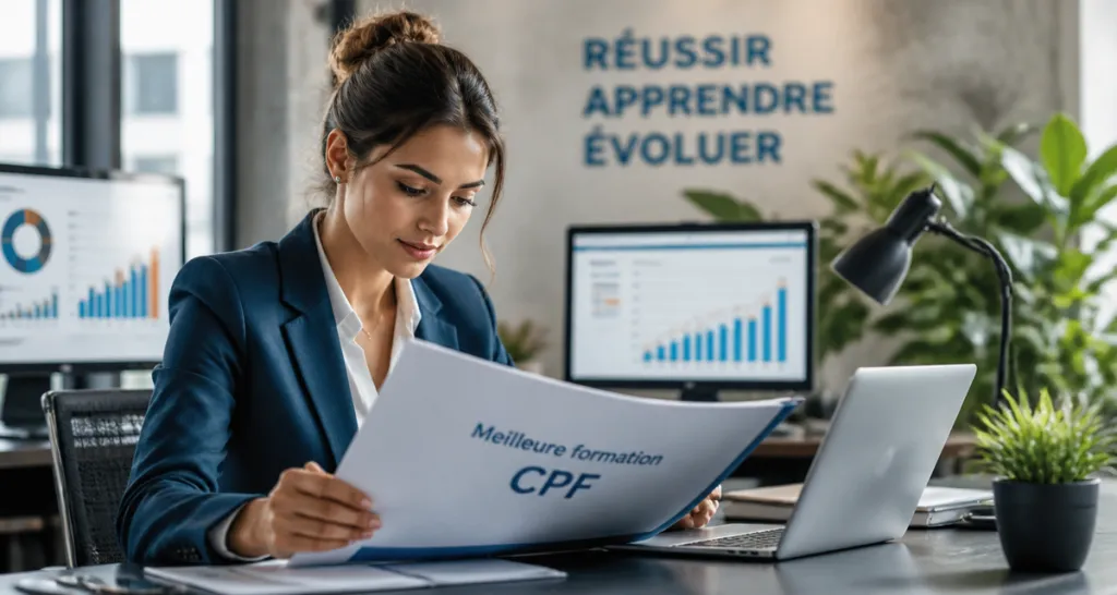Meilleur formation CPF dossier femme coworking