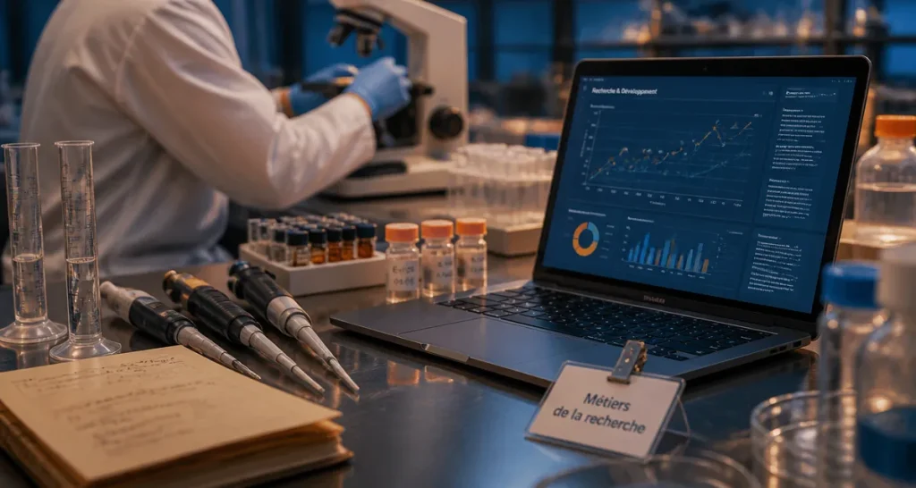 Metier de recherche en laboratoire : R&D et innovation