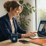 offre emploi télétravail à domicile femme ordinateur salon