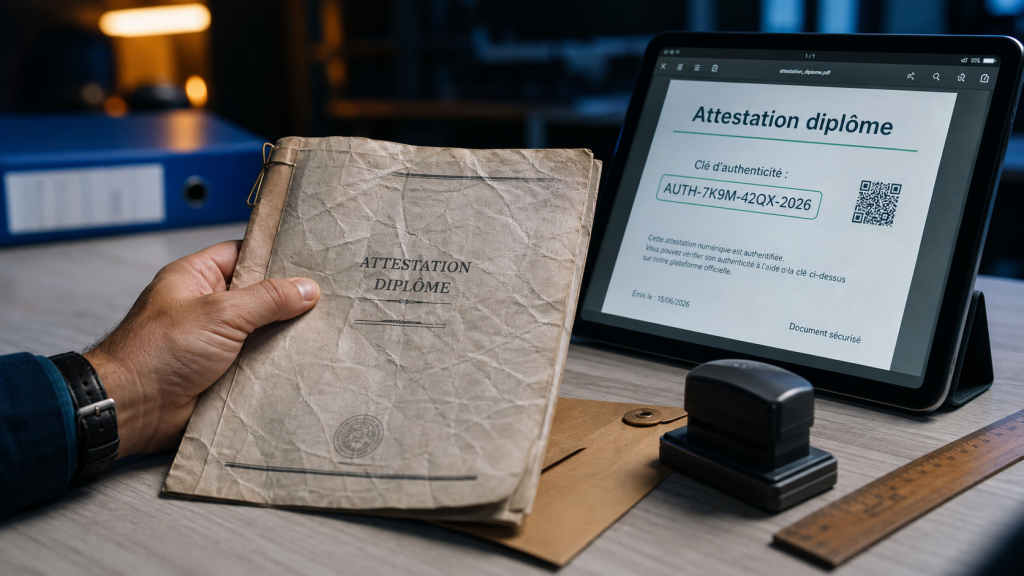 Récupérer un diplôme après plusieurs années : duplicata officiel, PDF d’attestation