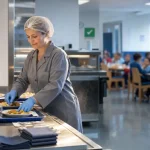 Agent de restauration collective scolaire en cantine, hygiène et service