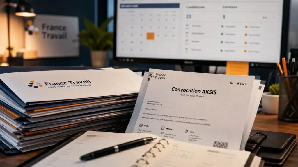 Convocation AKSIS France Travail : dossiers, droits et rendez-vous
