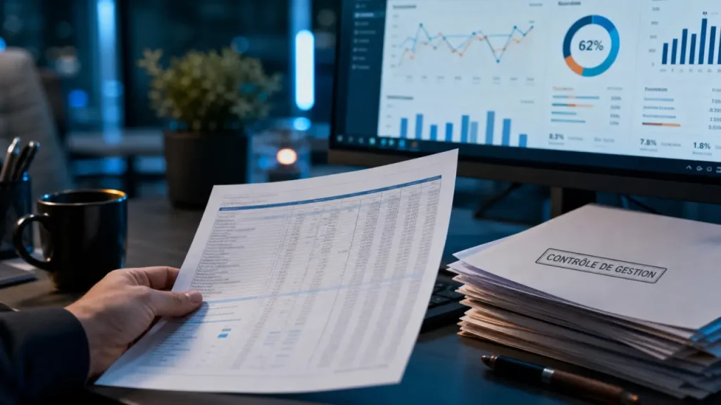 Alternance controle de gestion : budgets et reporting sur tableau de bord