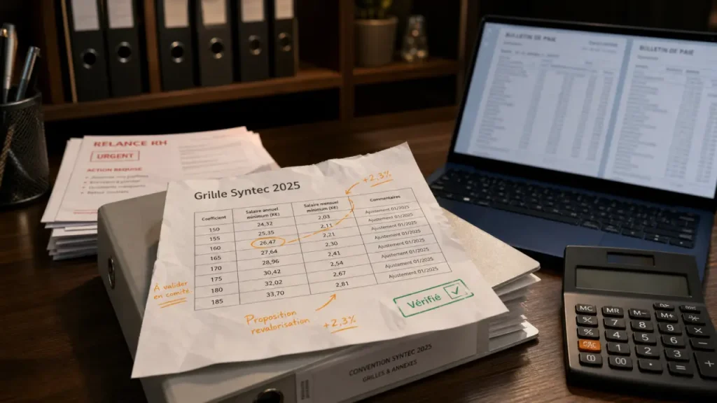 Coefficient syntec 2025 : seuils à vérifier après hausse 3,59%