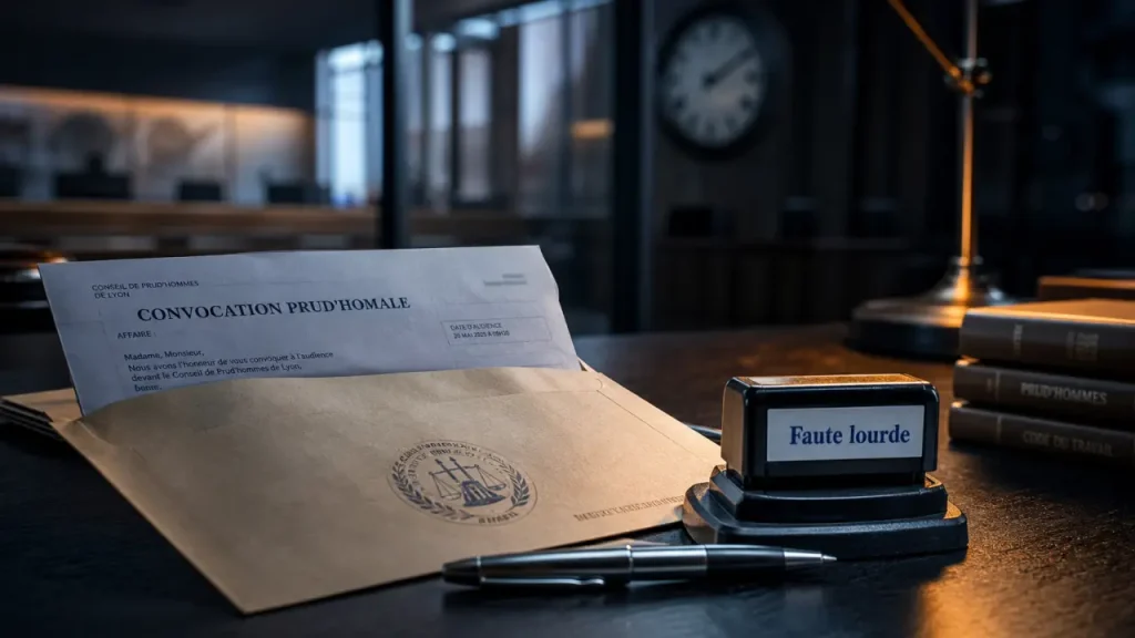 Différence entre faute grave et faute lourde : dossier disciplinaire et convocation prud’homale
