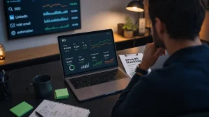 Freelance growth hacking Uclic : ROI, tableau de bord et cold email