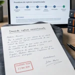 Lettre modele rupture conventionnelle : demande