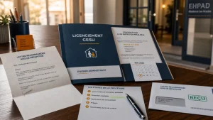 Licenciement cesu pour entrée en ehpad : courrier recommandé et préavis