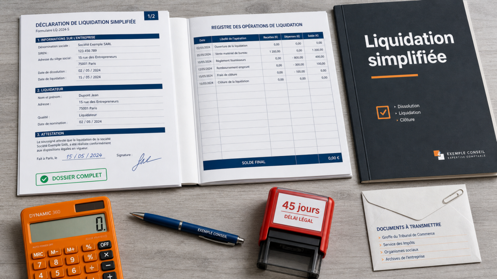 Liquidation judiciaire simplifiée, pièges des 45 jours pour 5 salariés