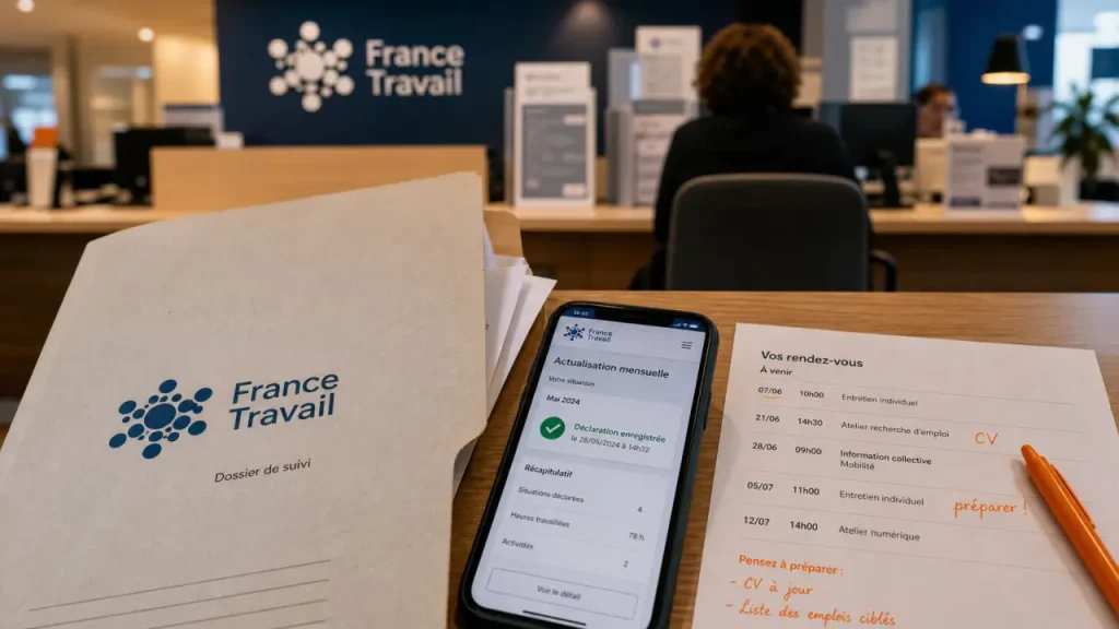 Pourquoi rester inscrit à pôle emploi sans indemnisation : France Travail, actualisation et droits jusqu’à la retraite