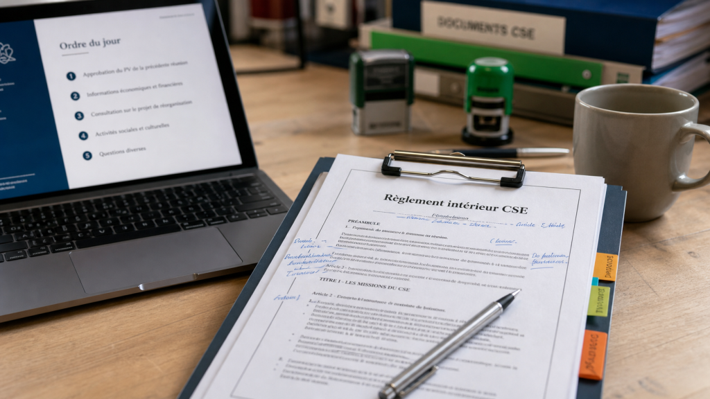 Règlement intérieur CSE dès 50 salariés