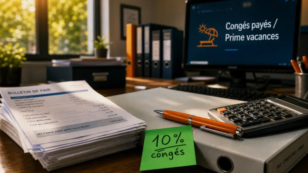 Syntec prime de vacances : calcul et répartition sur la paie