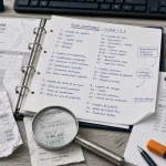 Comptabilité fiche métier : clavier, calculatrice et clôture comptable PME, cabinet ou grande entreprise