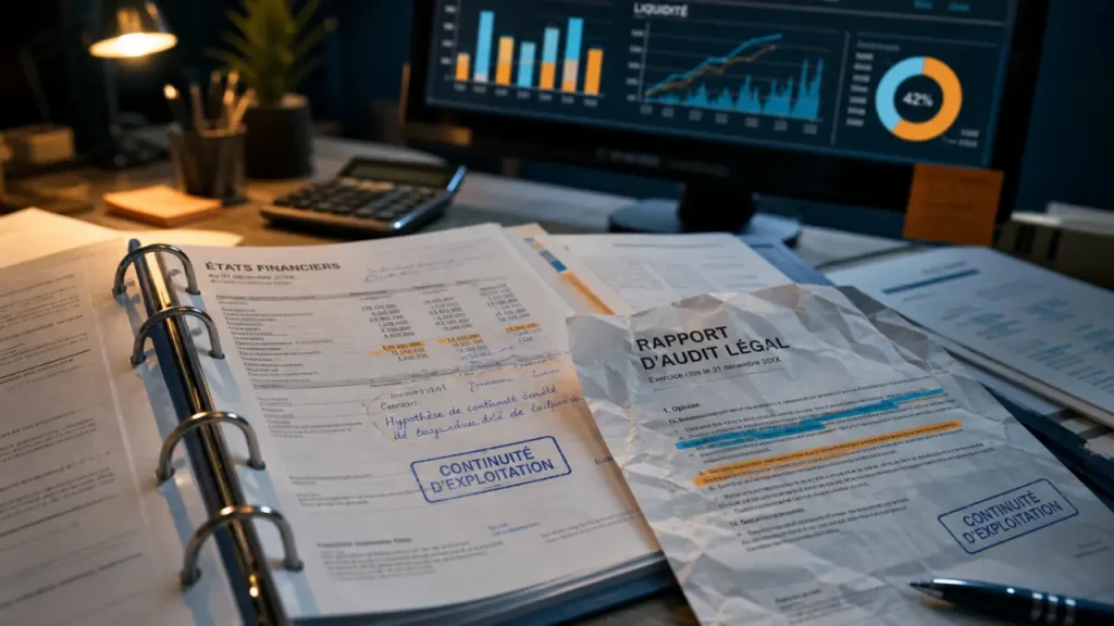 Défaillance des entreprises : information financière et audit légal, continuité d’exploitation
