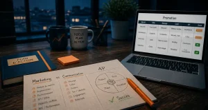 Différence marketing et communication : marketing vs communication, tableau 4P et promotion