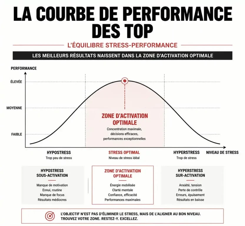 Schéma explicatif des Techniques d'Optimisation du Potentiel (TOP) et de la zone d'activation optimale