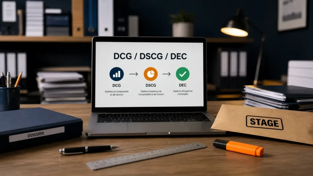 Études pour expert comptable : DCG, DSCG, DEC, cabinet comptable et stage