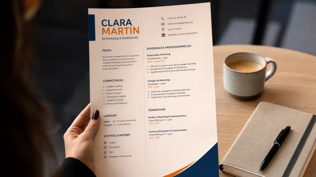 niveau de langue cv : Anglais B2 sur un CV