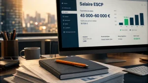 Salaire sortie ESCP 45 000 à 60 000 € au bureau