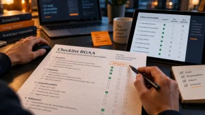 Audit accessibilité numérique RGAA : checklist et tests manuels