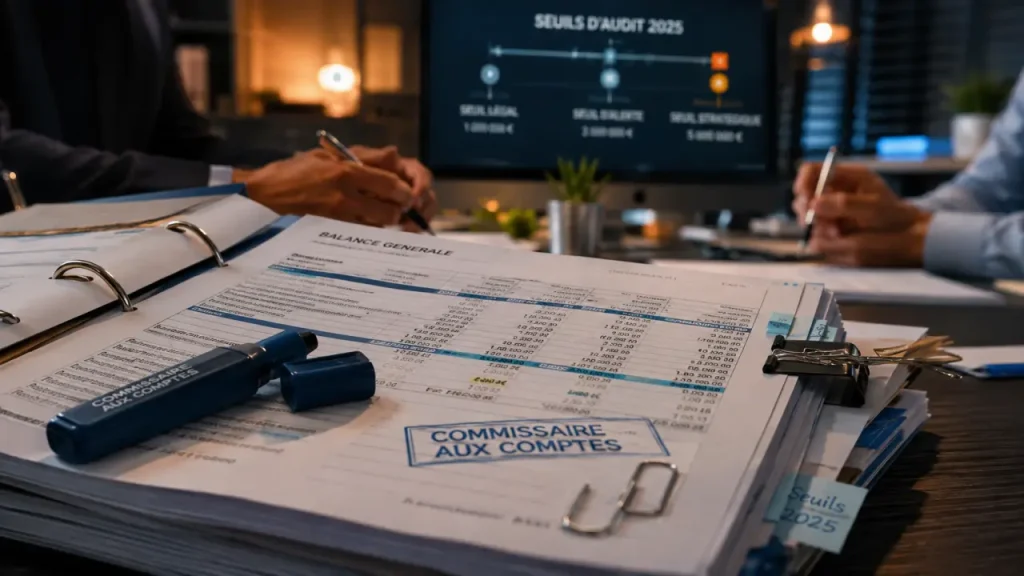 Audit légal : seuils, commissaire aux comptes, dossiers d’audit