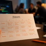 Autonome travail : autonomie au bureau, fiche et roadmap projet
