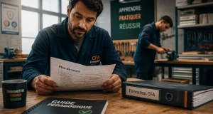 Devenir formateur en CFA : formateur et apprenti en atelier