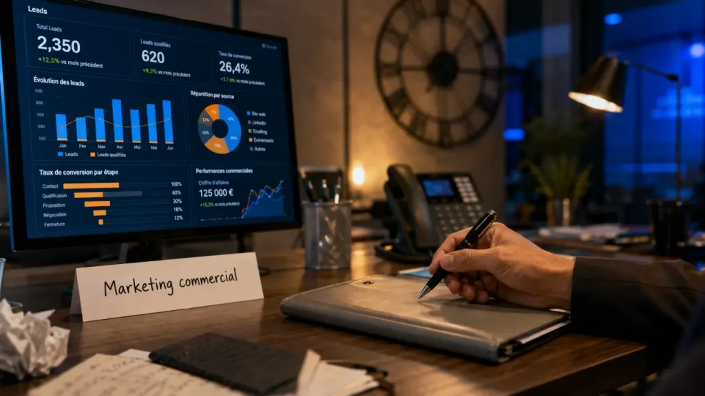 Marketing commercial : marketing, commercial, ADV et stratégie de vente en entreprise