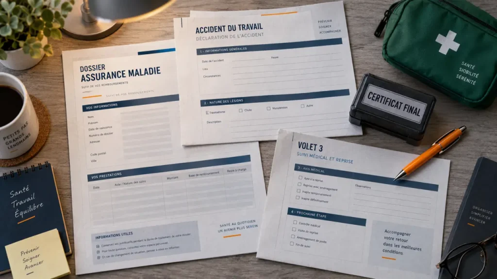 Certificat final accident de travail CPAM : reprise non décidée seul