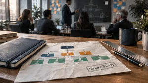 Hiérarchie entreprise : décisions et responsabilités au bureau