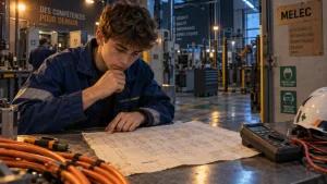 Métier bac pro qui gagne bien en électricité : bac pro en atelier et schéma électrique